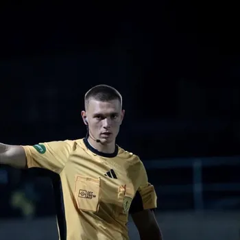 James Coull officiating a match