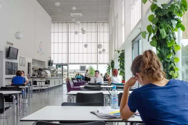 Relax and unwind with fellow members at our naturally bright, welcoming café.