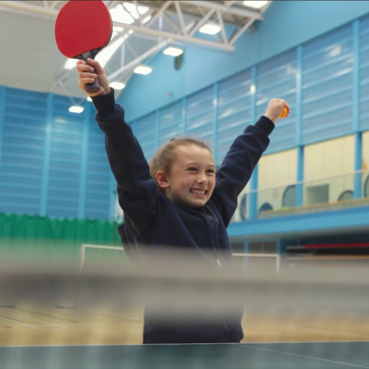 Table Tennis child